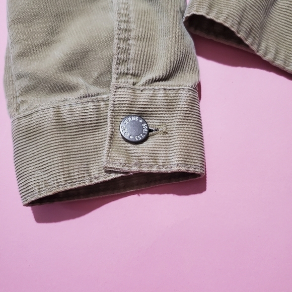 🍁 Gap Carmal Camel Brown Tan Cordaroy Jacket Fall Cozy Basic Classic - Picture 2 of 7